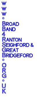 Broadband for Ranton, Seighford and Great Bridgeford Logo