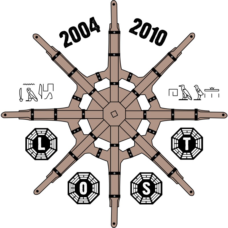 LOST Donkey Wheel anniversary tshirt design