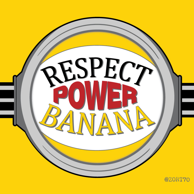 Minions Respect Power Banana T-Shirt